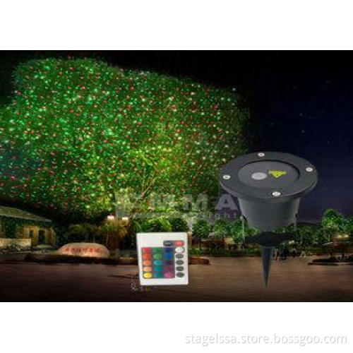 Red And Green Laser Light , Landscape Laser Lights With Mov